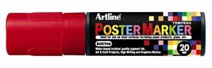 Artline Poster Marker 20 rojo